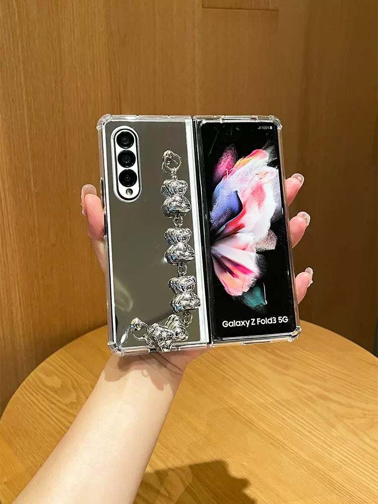 Cute Mirror Butterfly Case For Samsung Galaxy Z Fold