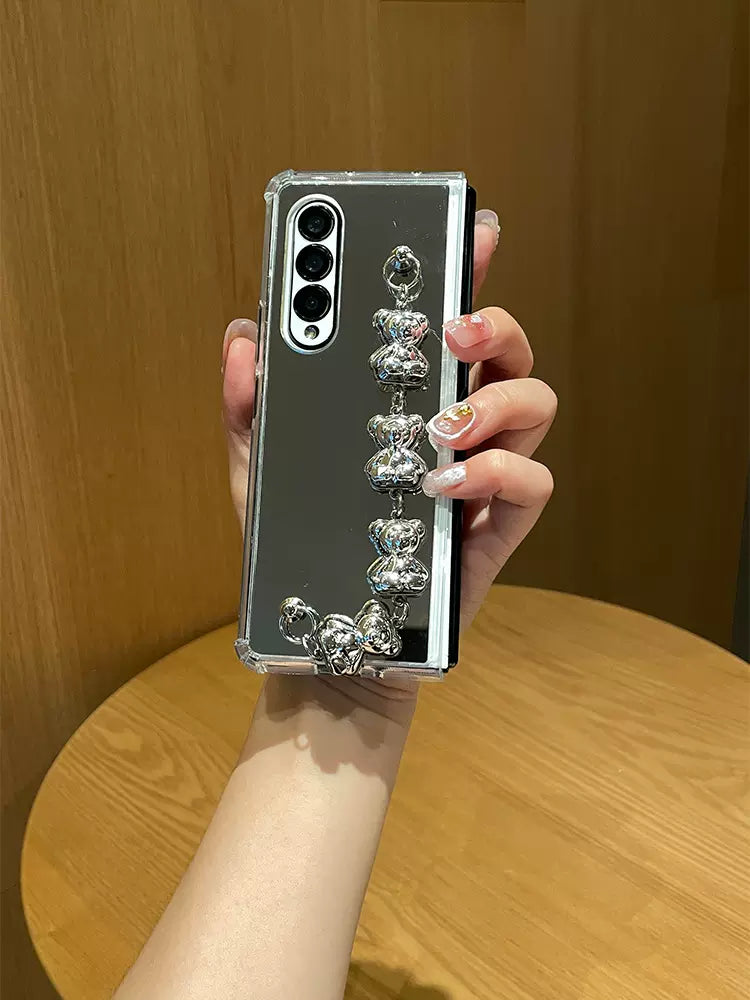 Cute Mirror Butterfly Case For Samsung Galaxy Z Fold