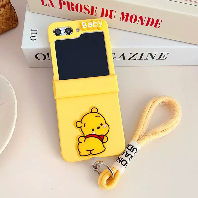 Cute Cartoon Dog Case For Samsung Galaxy Z Flip 5