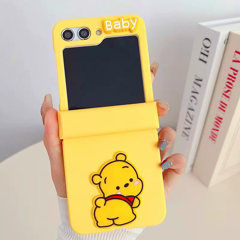 Cute Cartoon Dog Case For Samsung Galaxy Z Flip 5