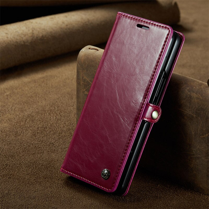 Luxury Leather Wallet Card Case For Samsung Galaxy Z Fold