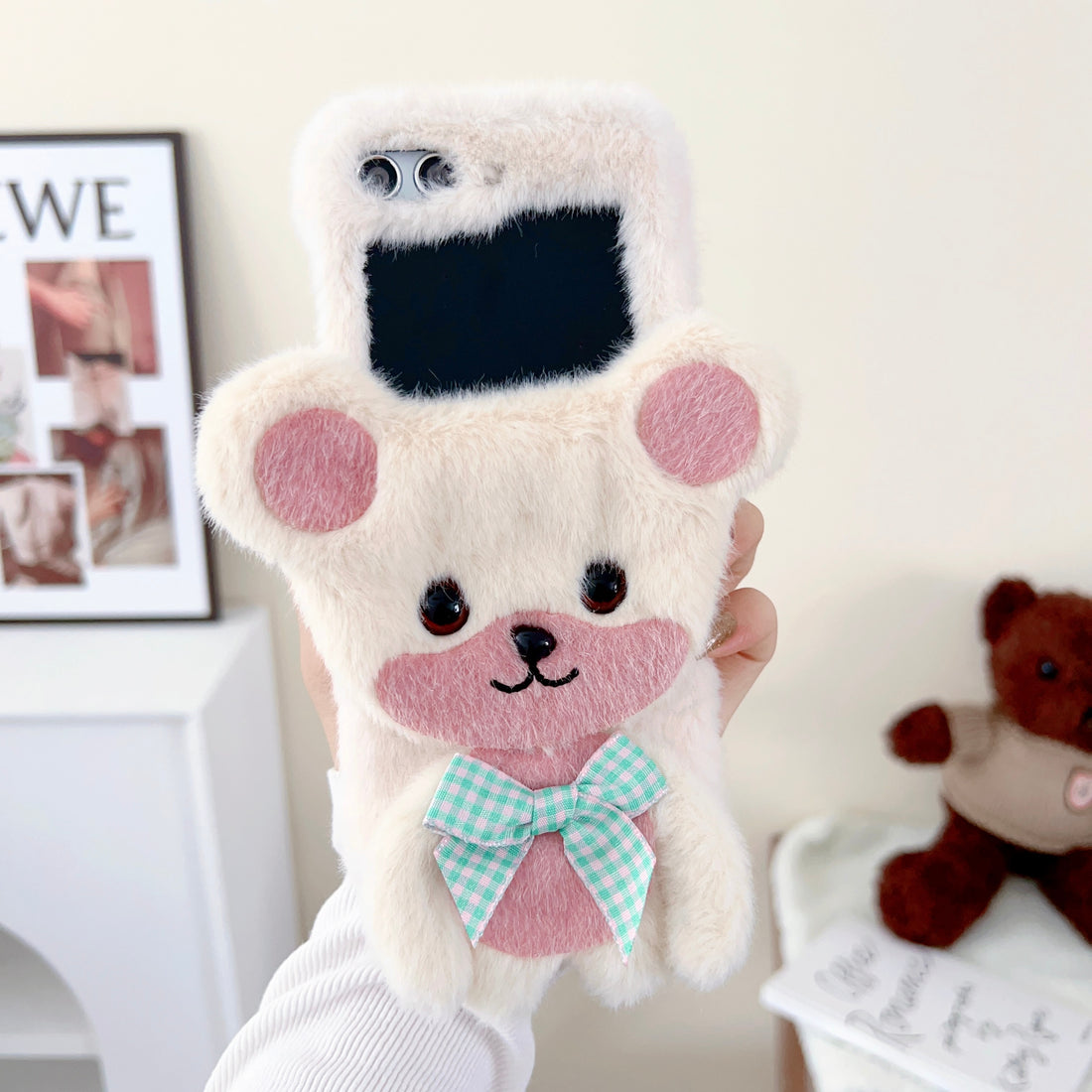 Cute Cartoon Bear Phone Case For Samsung Galaxy Z Flip 5