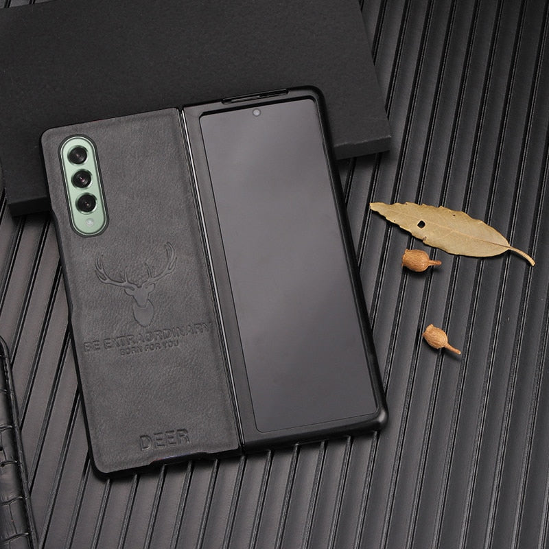 Luxury Leather Phone Case for Samsung Galaxy Z Fold