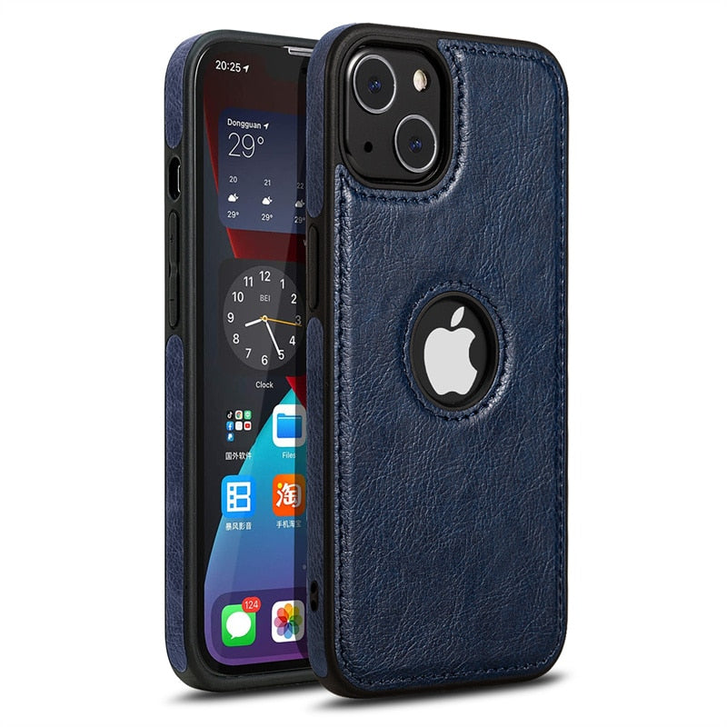 Soft Leather Case for iPhone