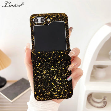 Luxury Matte Star Case for Samsung Galaxy Z Flip 5