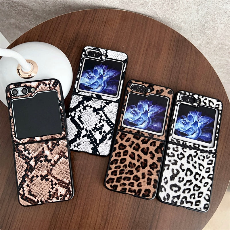 Fashion Leopard Case For Samsung Galaxy Z Flip 5