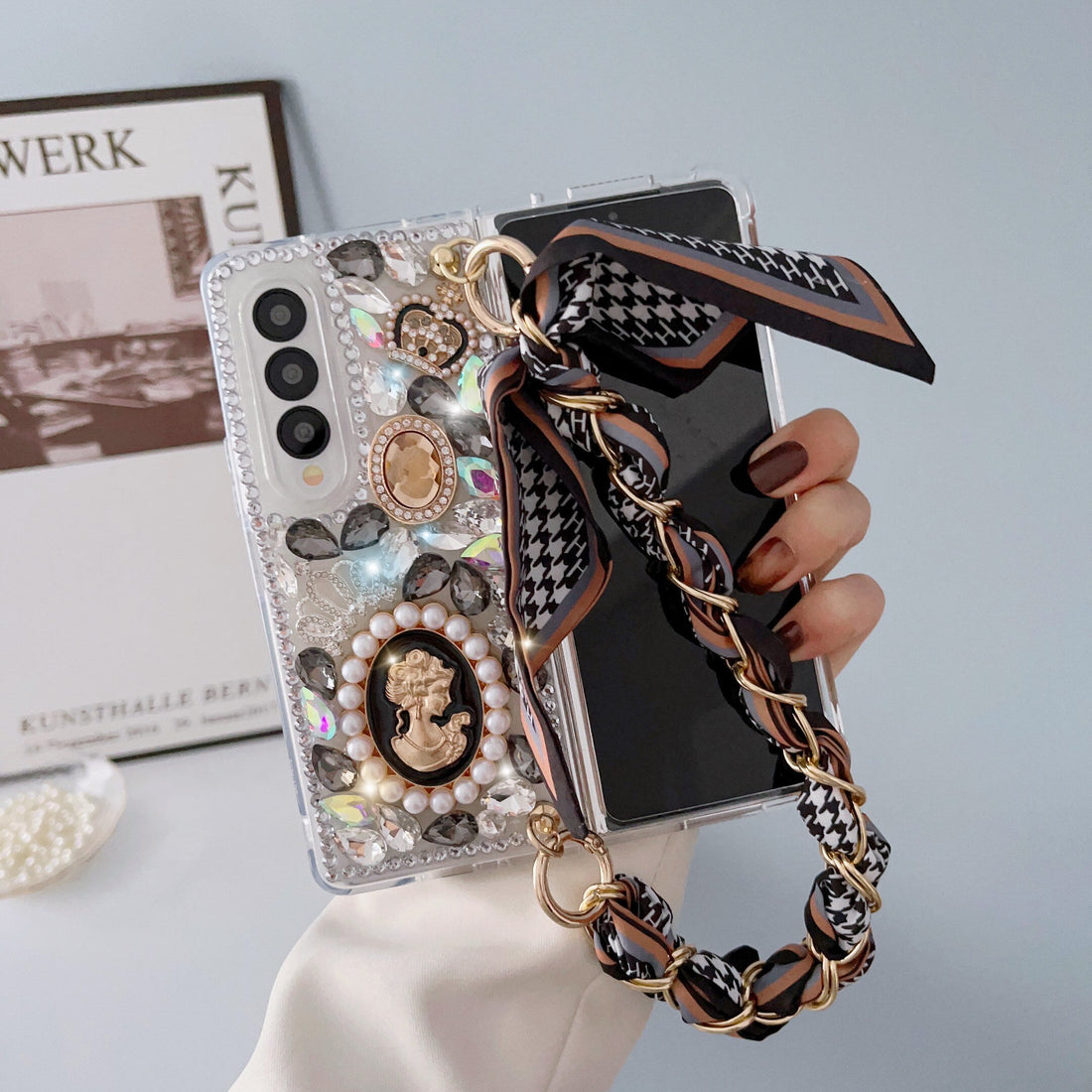 Luxury Diamond Bracelet Case For Samsung Galaxy Z Fold